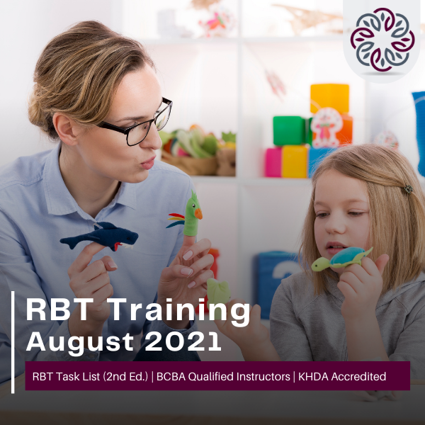 Registered Behavior Technician (RBT) Training - August 2021